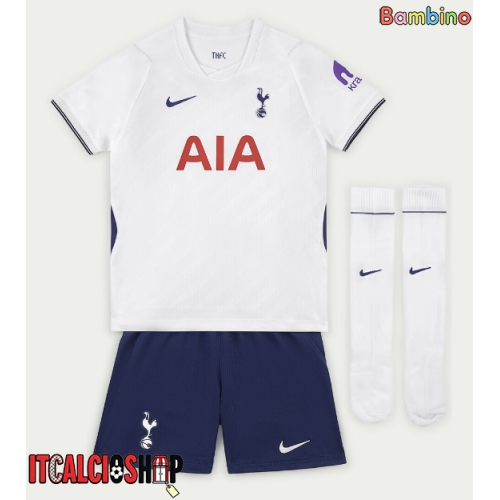 Tottenham Hotspur Lucas Bergvall #15 Prima Maglia Bambino 2026-27 Manica Corta (+ Pantaloni corti)